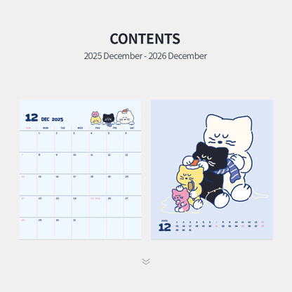 【新上架優惠🐱】Romane 2026 Brunch Brother Desk Calendar