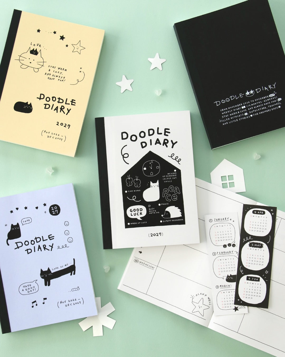 【早鳥優惠⏰】Iconic 2027 Doodle Diary (4色)
