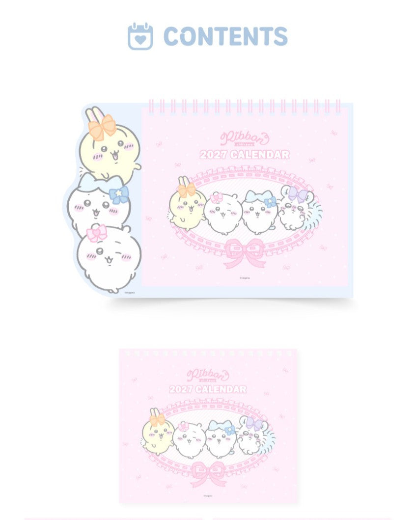 【預售】韓國Chiikawa 2027 Ribbon Calendar