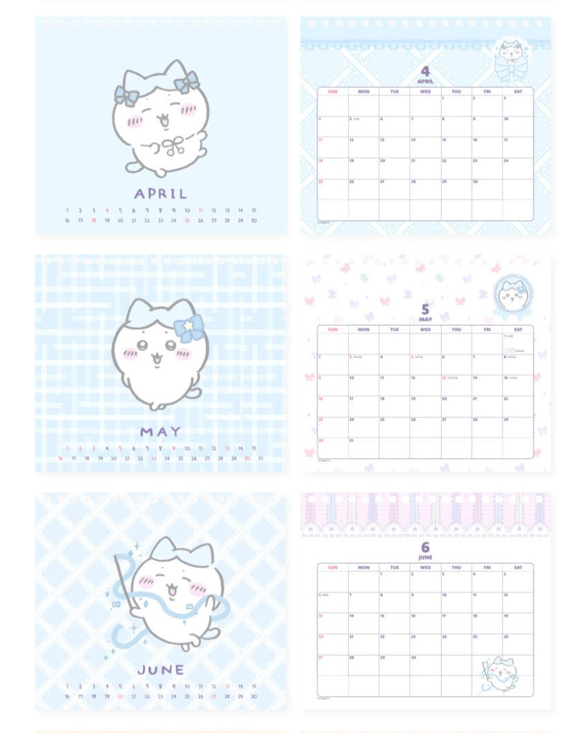 【預售】韓國Chiikawa 2027 Ribbon Calendar