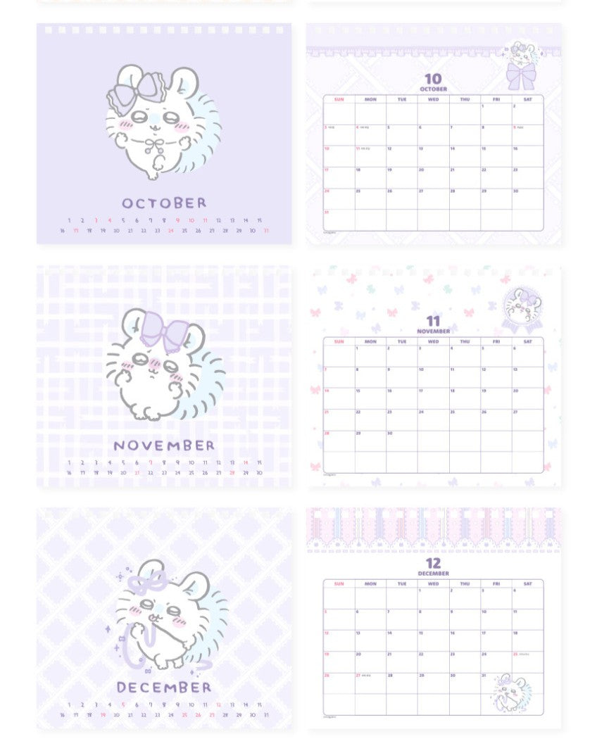 【預售】韓國Chiikawa 2027 Ribbon Calendar