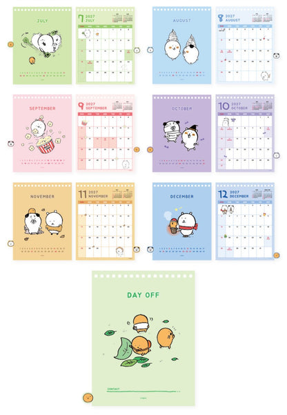韓國Joke Bear (Dagome) 2027 Calendar