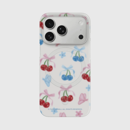 Blurry Cherry Phone Case (Hard/Card Storage/Magsafe)