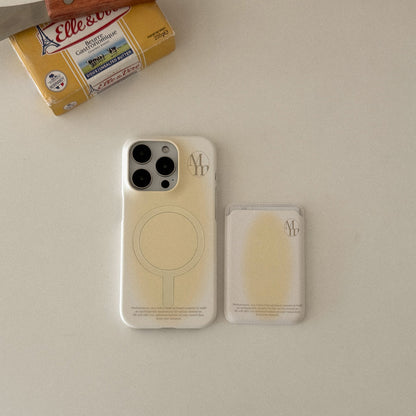 [mm] Simple Gradation Phone Case (Hard/Card Storage/Magsafe) (5色)