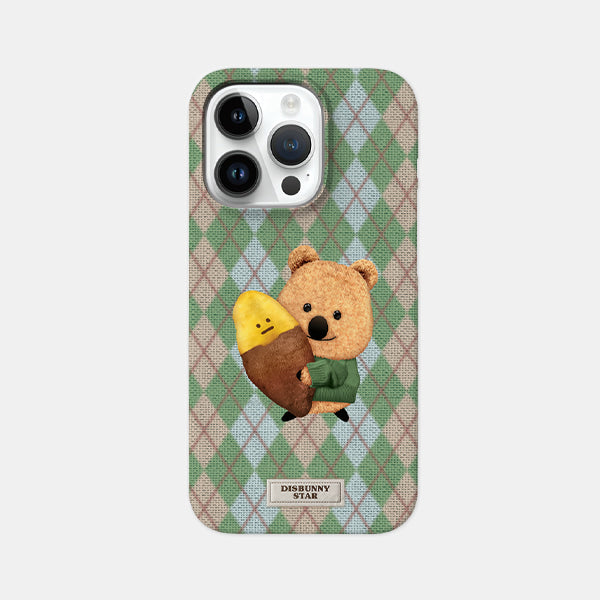 Disbunnystar Hug Sweet Potato Quokka Phonecase (Hard 硬殼)