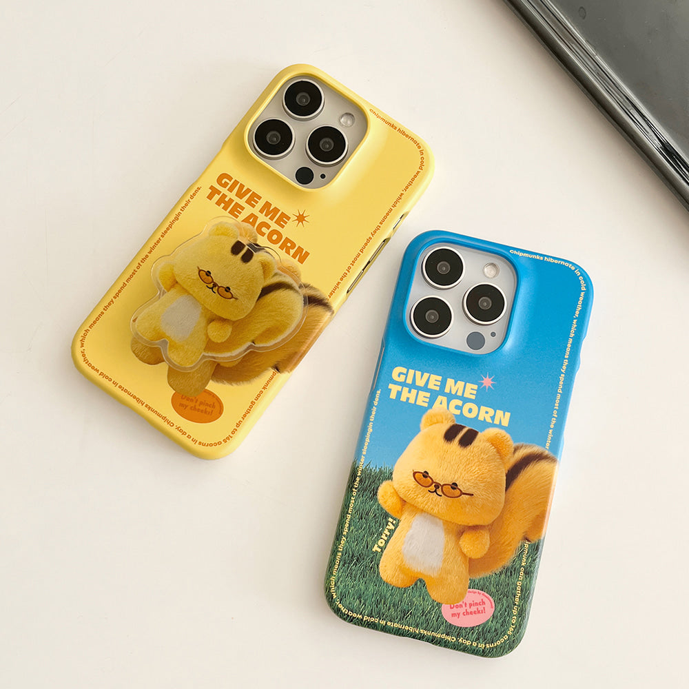 Give Me The Acorn Phone Case (Hard/Card Storage) (2色)