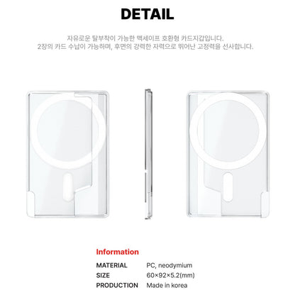 Theninemall Pattern Bad Windy Magsafe Card Zip