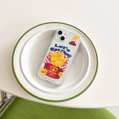 Smile Gummy Fries Phone Case (Clear/Tank Clear/Clear Card Storage)