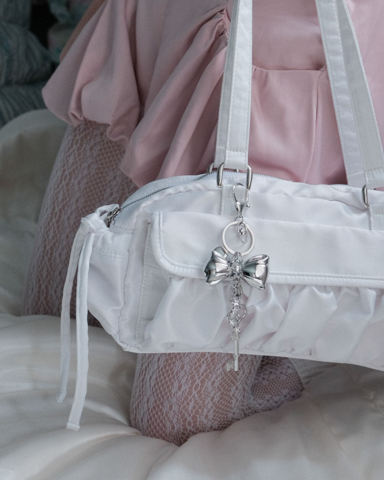 Cozing Satin shirring bag (3色)