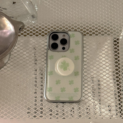 Clover Wish Phone Case (Silver bumper case)