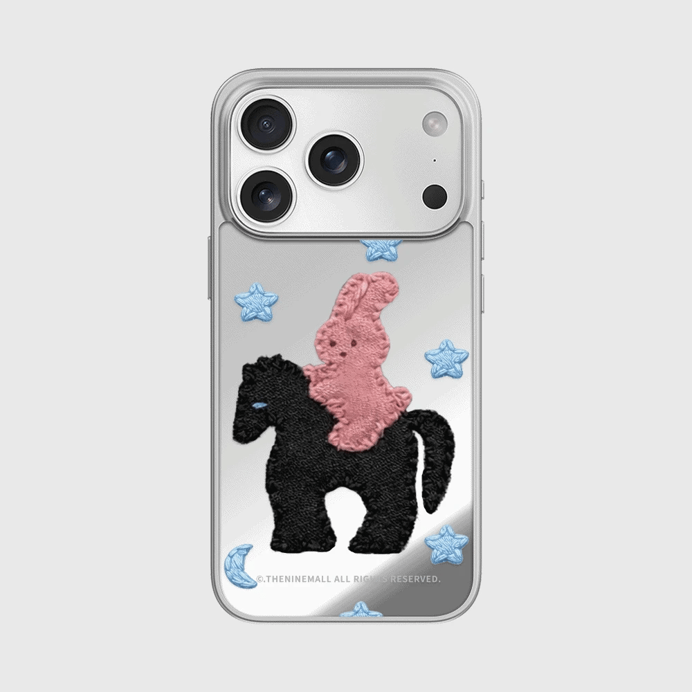 Stitch Windy Pony Phone Case (Mirror silver bumper case)