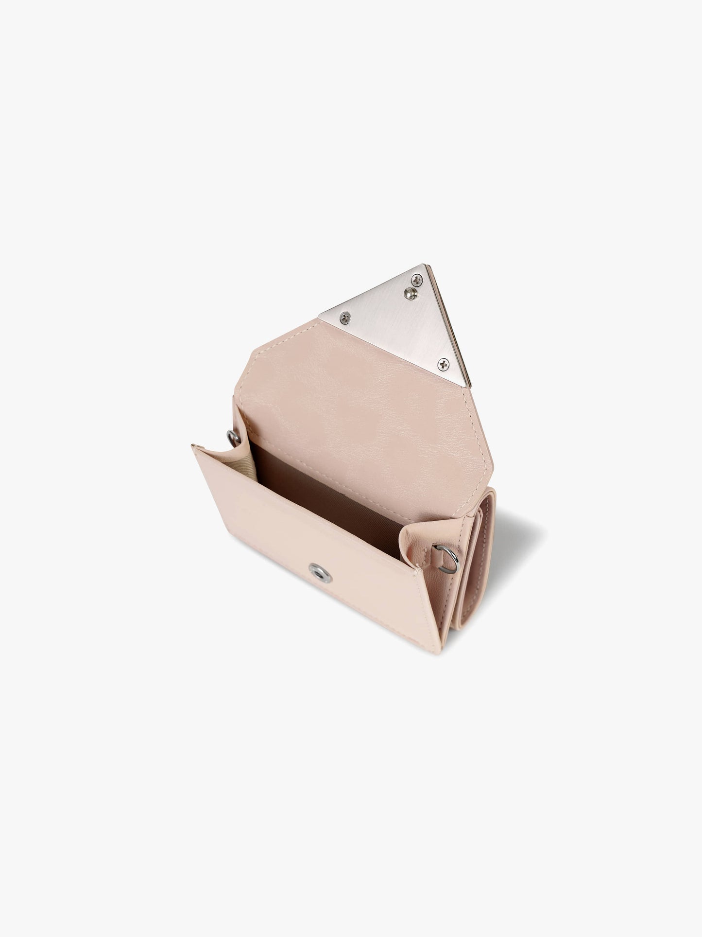 Fennec Triangle Triple Wallet - Leopard Pink