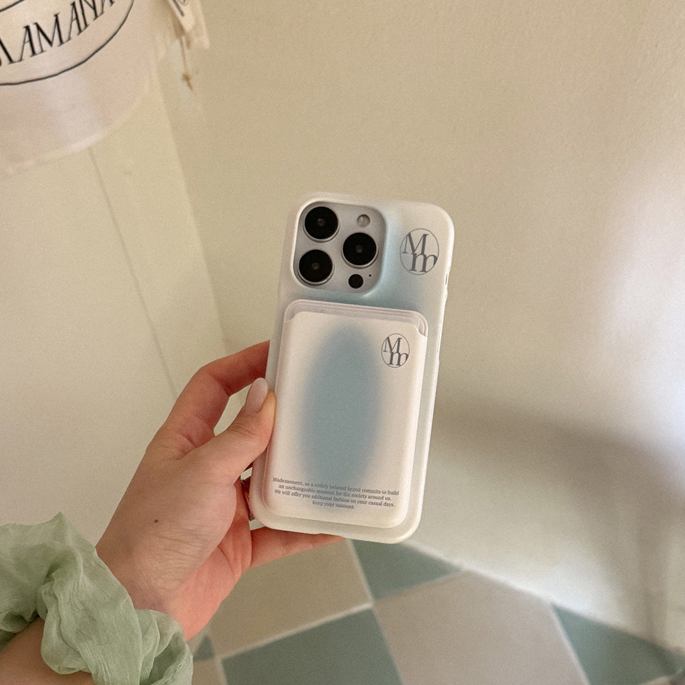 [mm] Simple Gradation Phone Case (Hard/Card Storage/Magsafe) (5色)