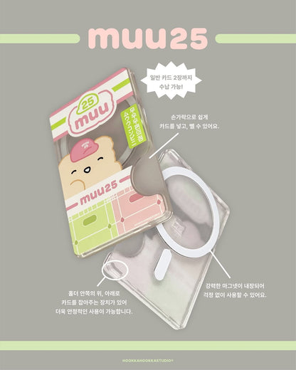Hookka Hookka Studio Muu25 Magsafe Card Holder (2款)