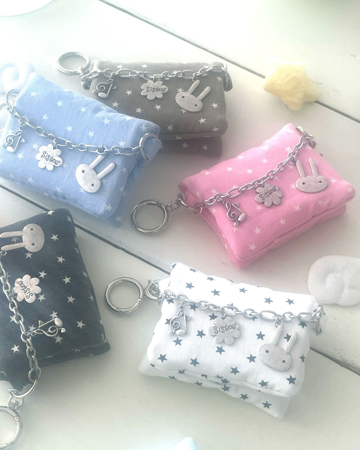 Cozing Rabbit Chain wallet (5色)