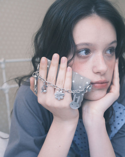 Cozing Rabbit Chain wallet (5色)