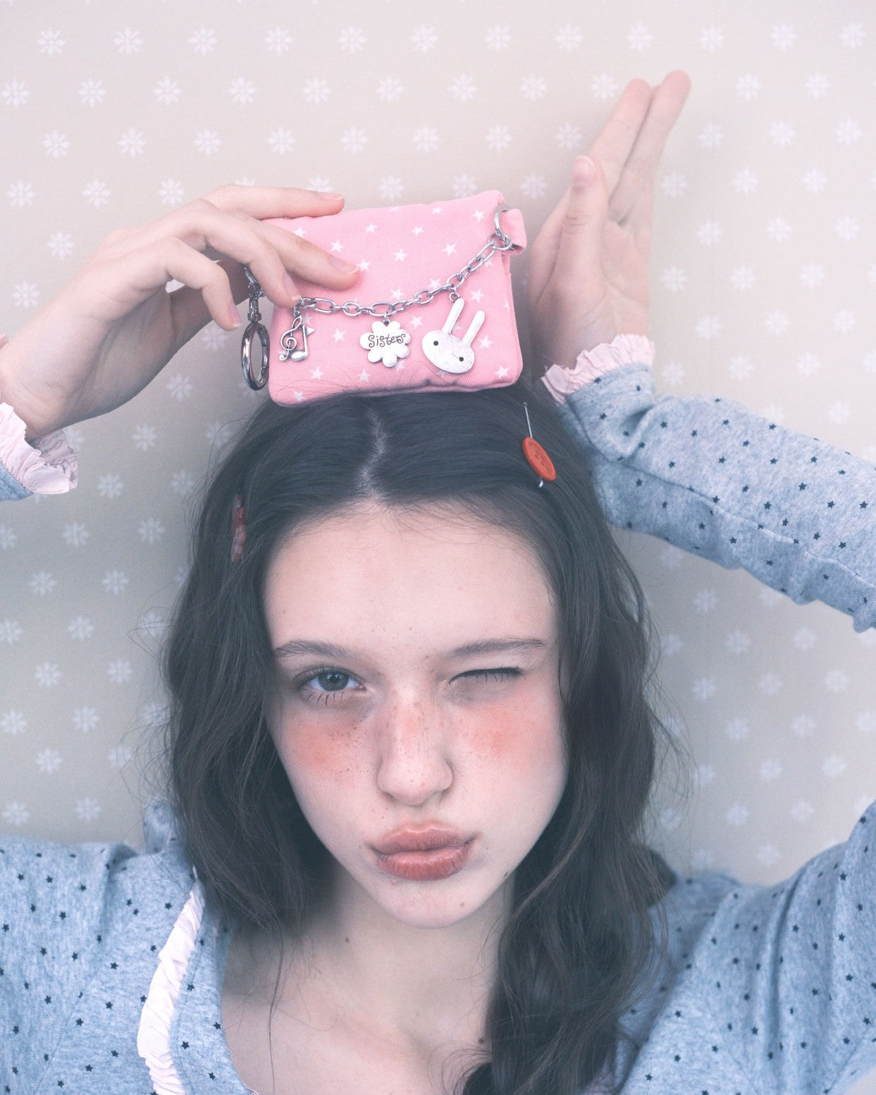 Cozing Rabbit Chain wallet (5色)