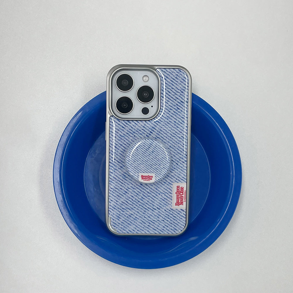 【Set】Denim Color Label (Silver Bumper) + Epoxy Tok