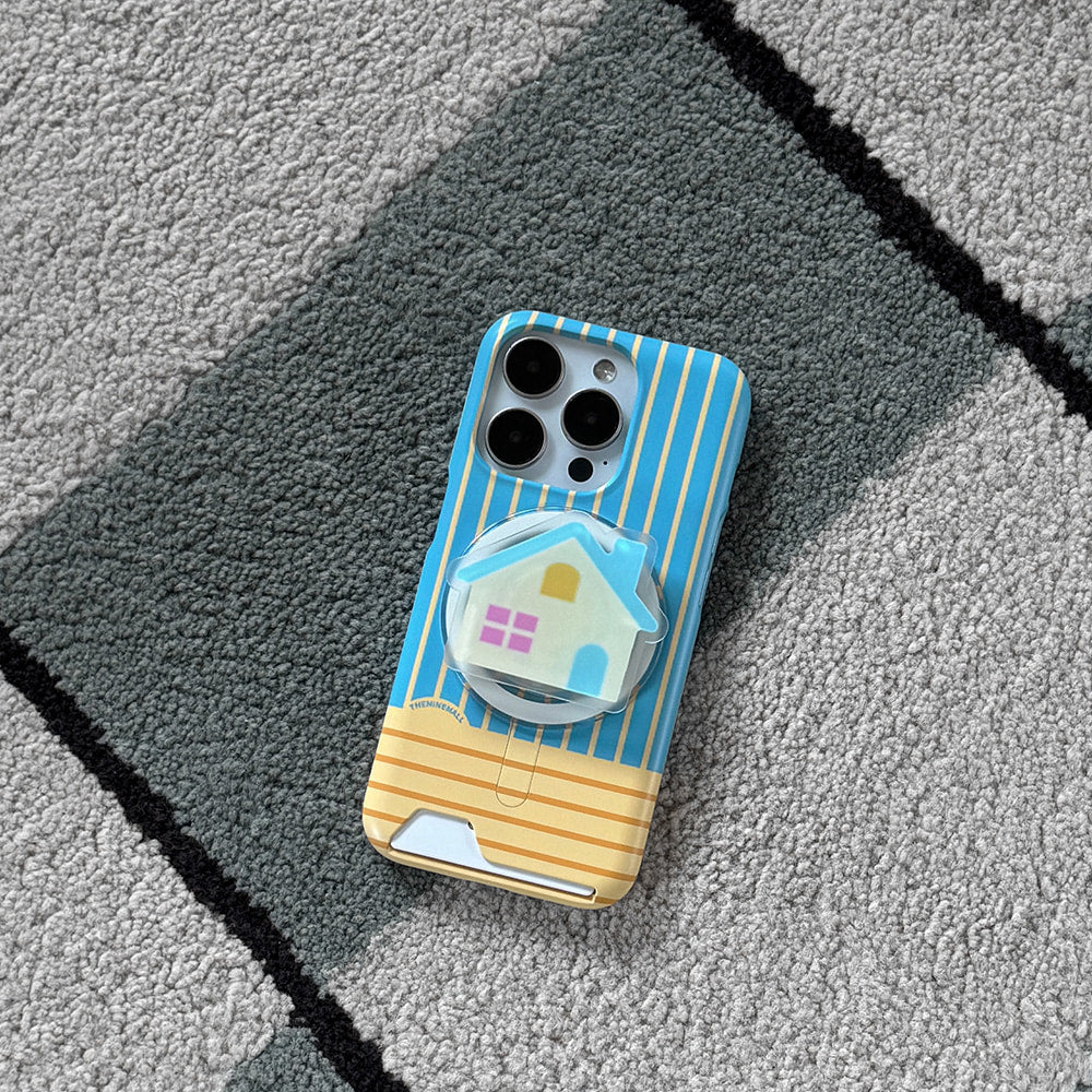 【Set】Pajamas Stripe Pattern (Magsafe Card Storage) + Magsafe Tok