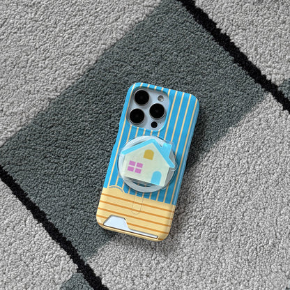 【Set】Pajamas Stripe Pattern (Magsafe Card Storage) + Magsafe Tok