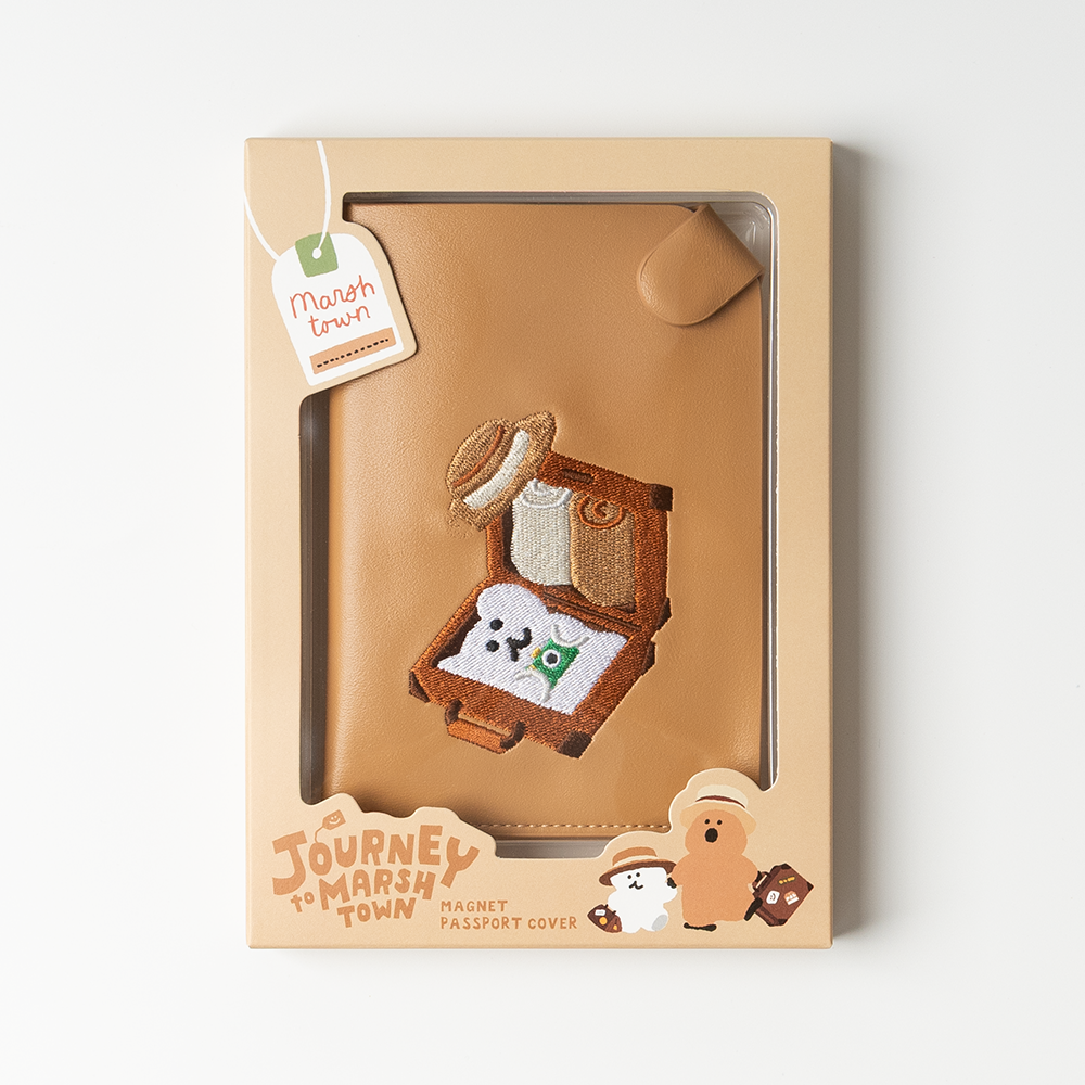 Dinotaeng Marsh Town Magnet Passport Cover 磁石護照套