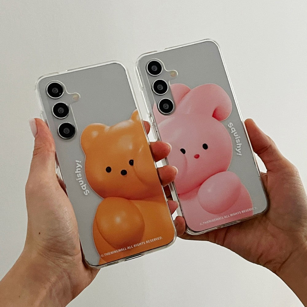 【1+1 set】Squishy Couple Phone Case (Clear 透明殼)
