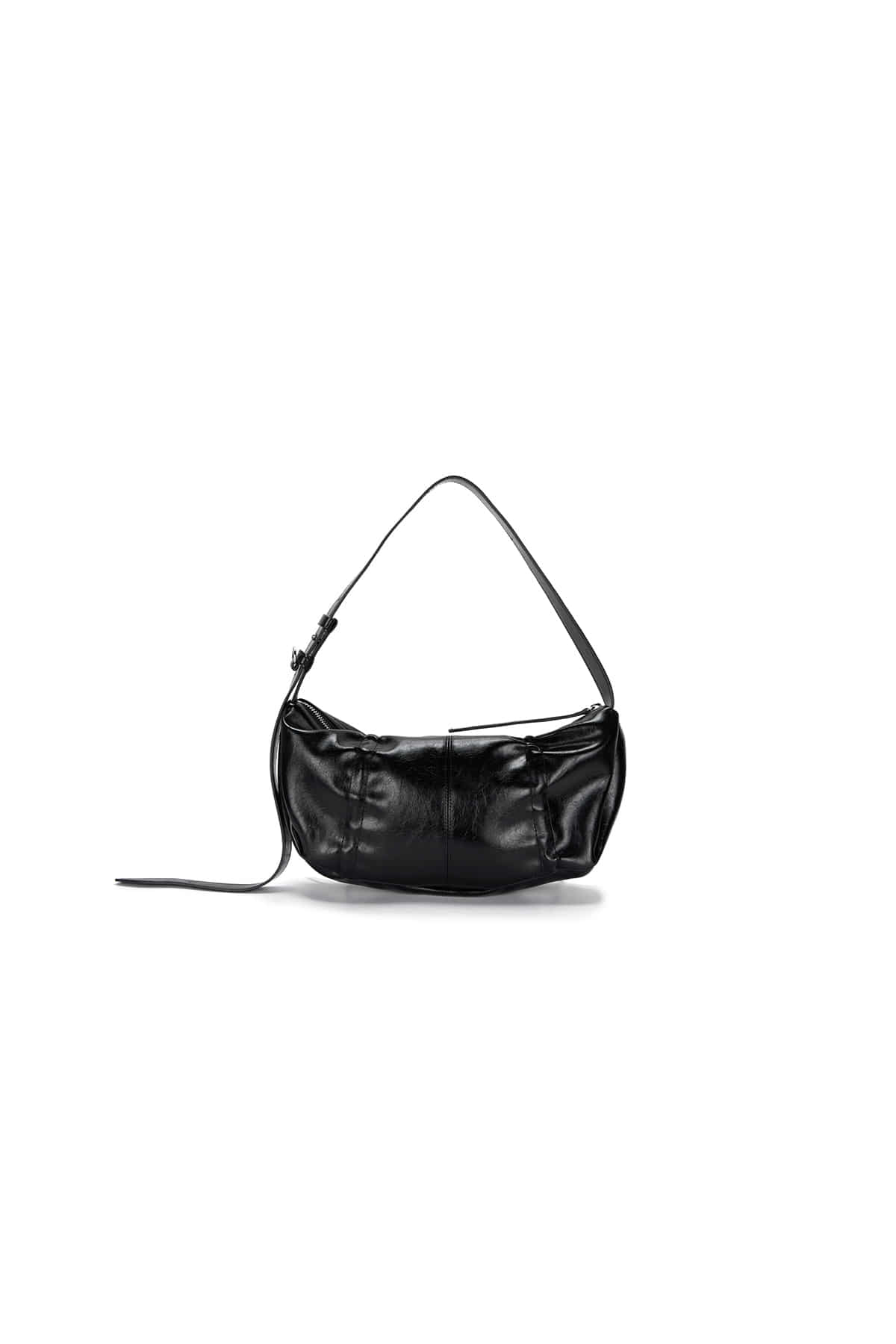 MATIN KIM HALF SHIRRING RIBBON ROUND BAG (6色)