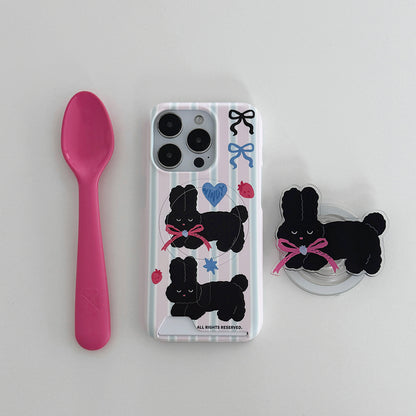 【Set】Pattern Black Windy (Magsafe Card Storage) + Magsafe Tok