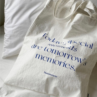 Mademoment Special Moment Eco Bag_White