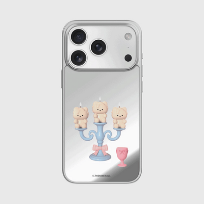 Sweet Candle Gummy Phone Case (Mirror silver bumper case)