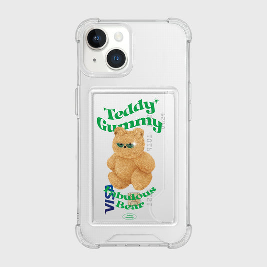 Stand Fabulous Bear Phone Case (Card Pocket)