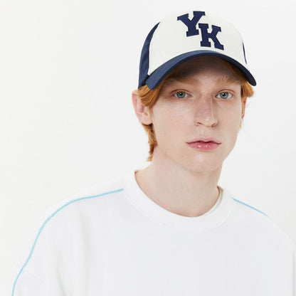 【Seventeen Mingyu同款】Waikei YK Applique Two Tone Ball Cap (4 Colors)