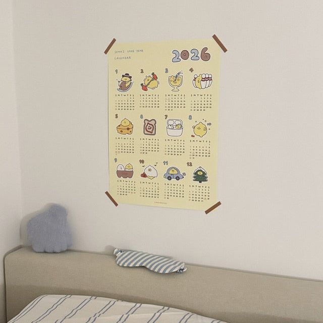 【新上架優惠🍋】Second Morning 2026 Calendar Poster