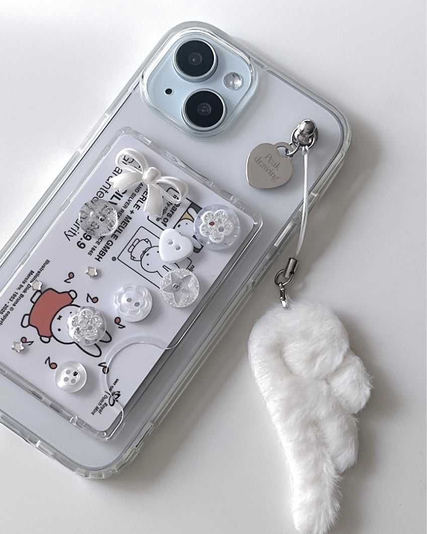 Peakdrawing Lily Button Magsafe Card Slot