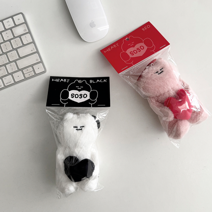 -__-SOSO Heart Doll Keyring (2色)