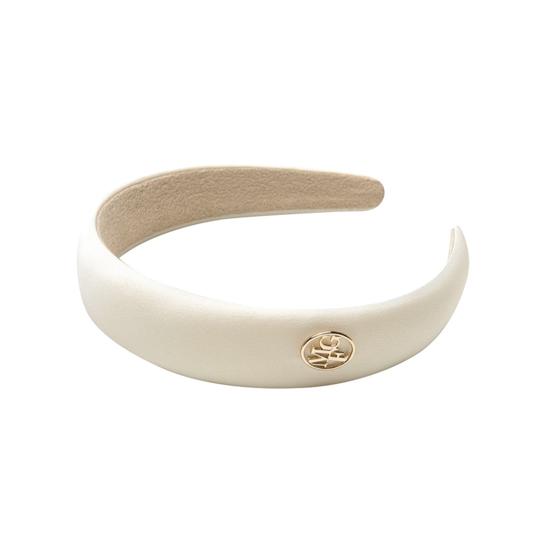 MARITHÉ FRANÇOIS GIRBAUD CIRCLE LOGO SATIN HAIRBAND 3 COLORS