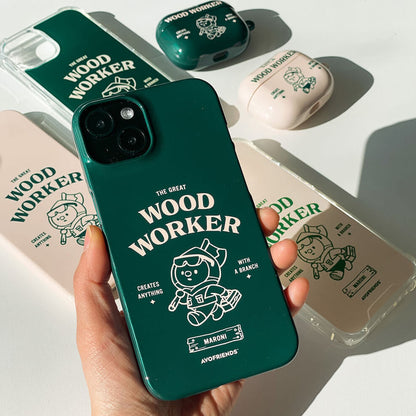 Avofriends Wood Worker Maroni Phone Case (Hard)