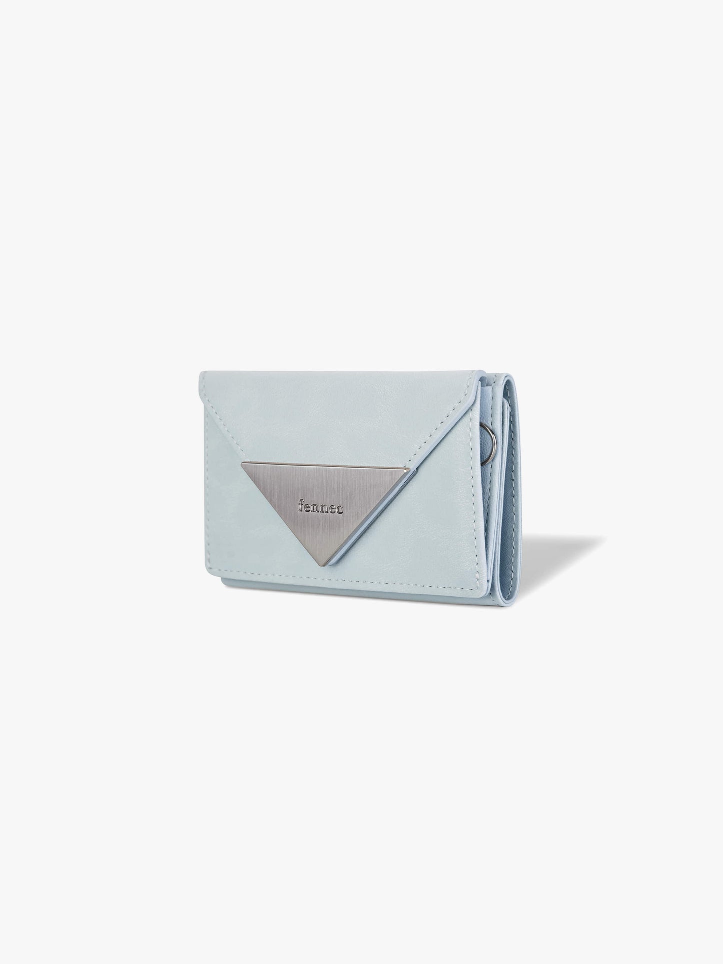 Fennec Triangle Triple Wallet - Leopard Mint