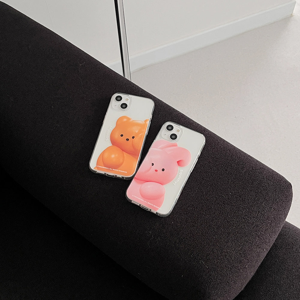 【Set】Squishy Couple Case*2 (透明殼)