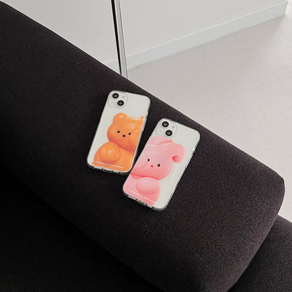 【Set】Squishy Couple Case*2 (透明殼)