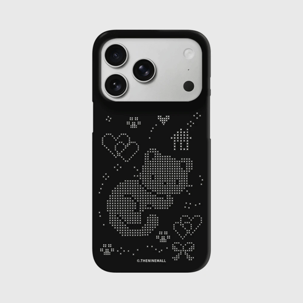 Hey Cat Stitch Phone Case (Hard/Card Storage/Magsafe)