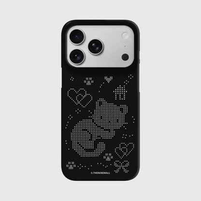 Hey Cat Stitch Phone Case (Hard/Card Storage/Magsafe)