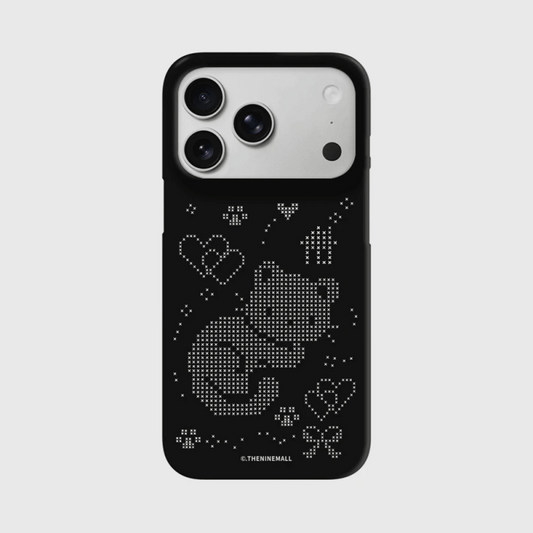 Hey Cat Stitch Phone Case (Hard/Card Storage/Magsafe)