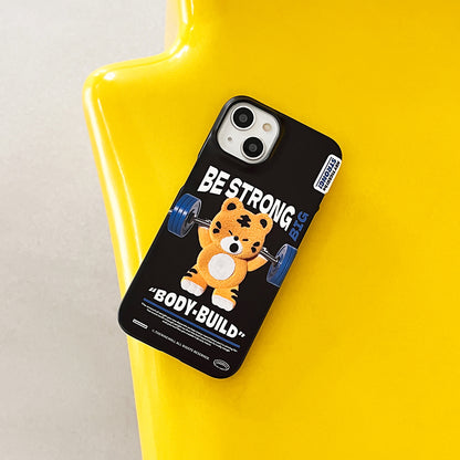 Squat Hey Tiger Phone Case (Hard/Card Storage) (2色)