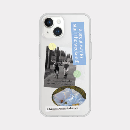 Spring Moments Sticker Phone Case (Clear/Tank Clear/Clear card storage)