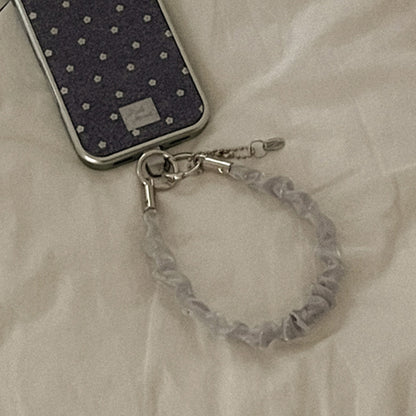 【Set】MM (Silver Bumper Case)+ Pure Silk 手機繩 (3色)