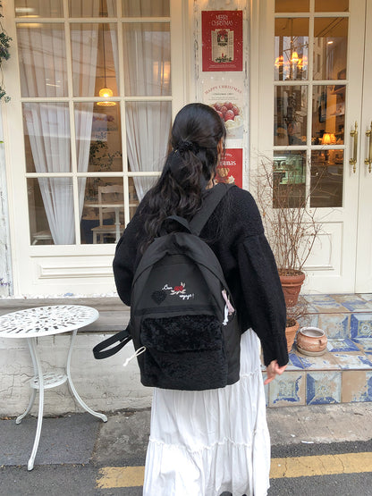 Ovuni Vintage Bon Voyage Backpack - Black