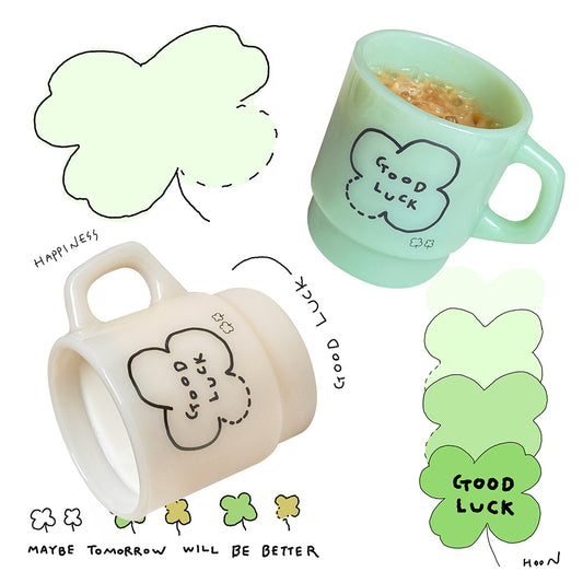 3 Months Good Luck Milk Cup 牛奶杯