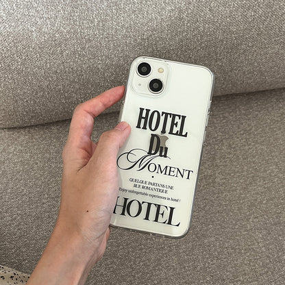 Hotel du moment Phone Case (Clear/Tank 透明/透明Tank款) (4色)