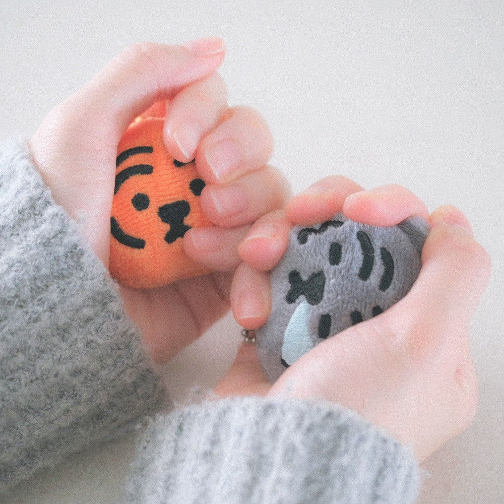 Muzik Tiger Mini Face Keyring (3隻Set)